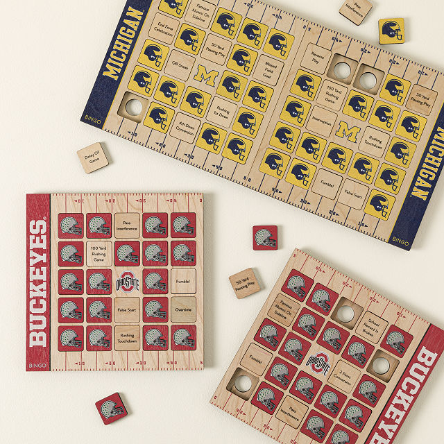 College Football Game Day Bingo - Set of 2