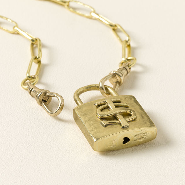 Custom Love Lock Pendant