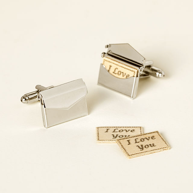 Custom Love Letter Cufflinks