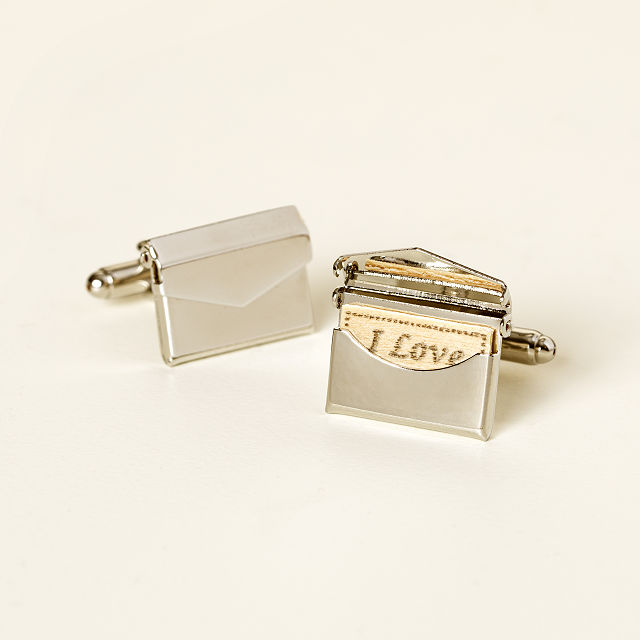 Custom Love Letter Cufflinks
