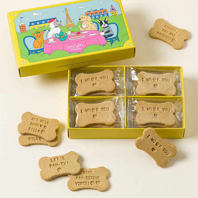 Custom Stamped Dog Biscuit â Set of 12