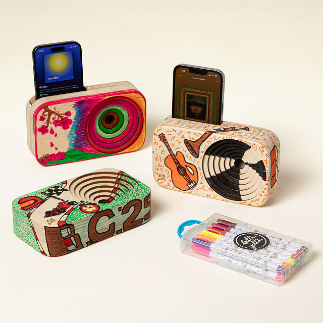 DIY Wooden Amplifying Phone Speaker Kit