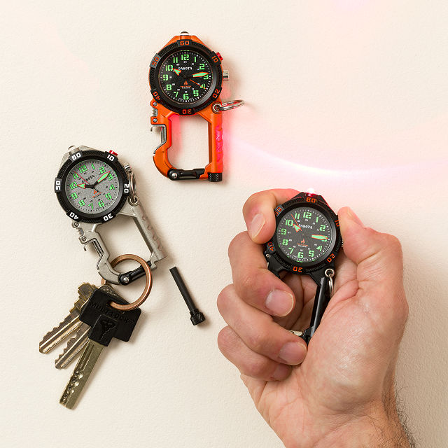 3-in-1 Adventurer's Clip Watch