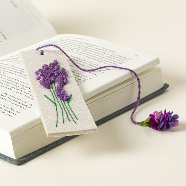 Blooming Lavender Scented Bookmark