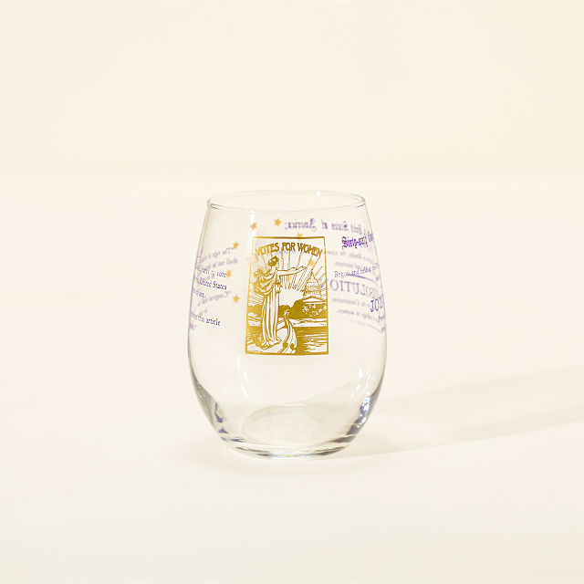 Votes for Women Wine Glass