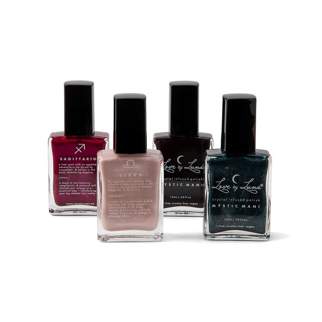 Crystal-Infused Zodiac Nail Polish