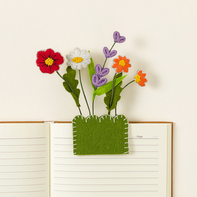 Blooming Book Magnetic Bookmark