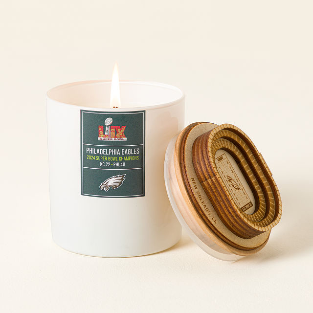 Eagles Super Bowl LIX Champions Candle