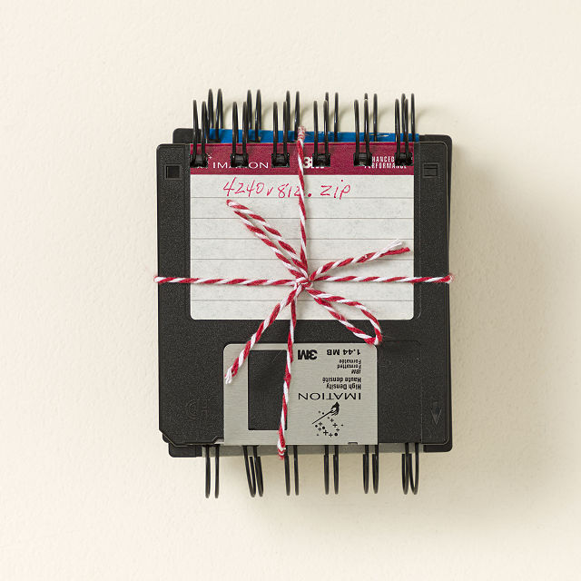 Upcycled Floppy Disk Notebooks - Set of 3