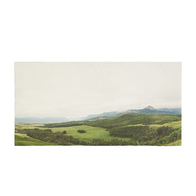 Hills of Green Fresco Landscape