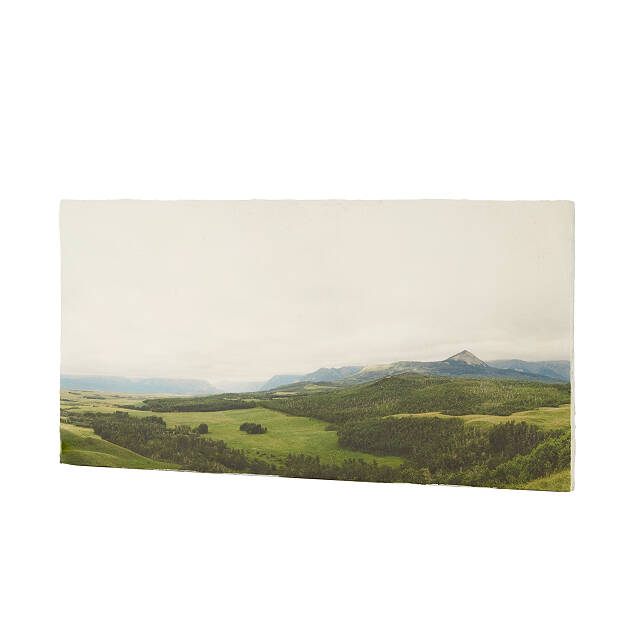 Hills of Green Fresco Landscape