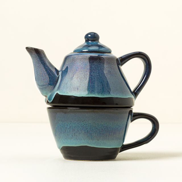 Ceramic Stacking Tea for One Set