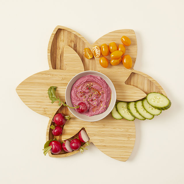 Bamboo Lotus Serving Board