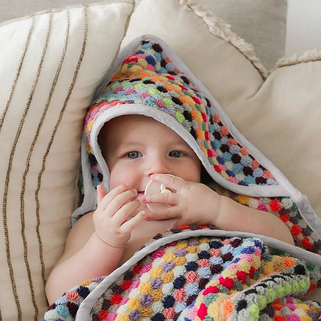 Super Plush Confetti Baby Swaddle Towel