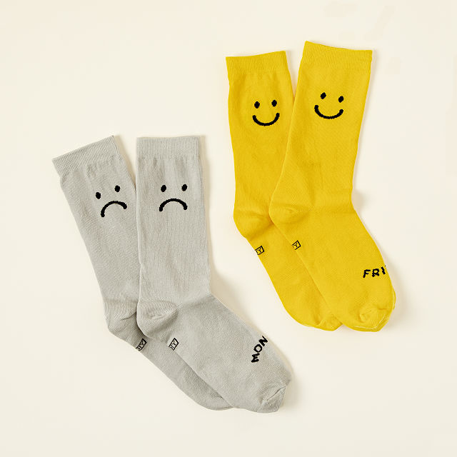 Monday/Friday Sock Set