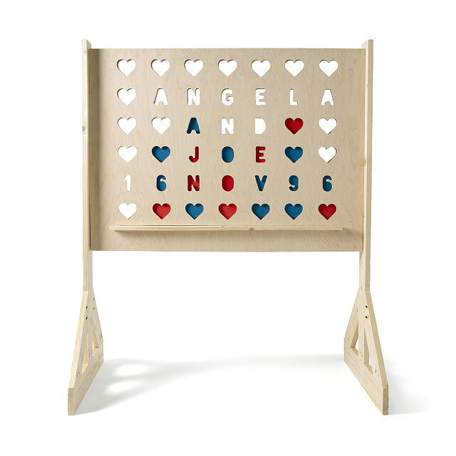 Personalized Four-Across Lawn Game