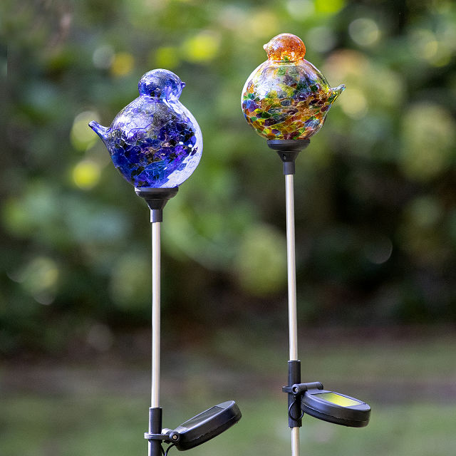 Light The Way Solar Bird Stake