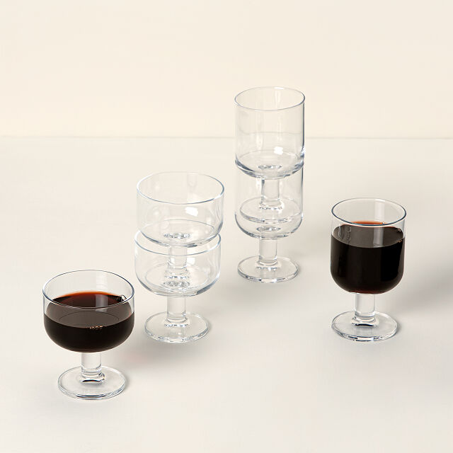 Stackable Wine Glasses - Set of 6