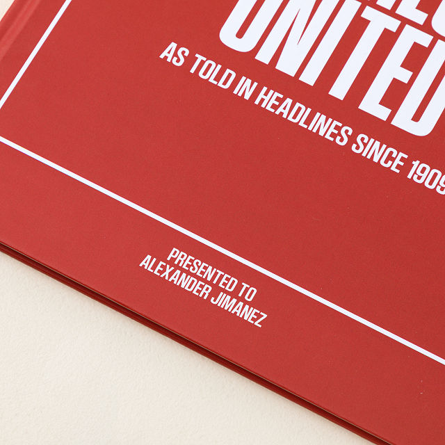Personalized UK Soccer Books