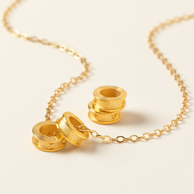 Custom Roman Numerals Necklace