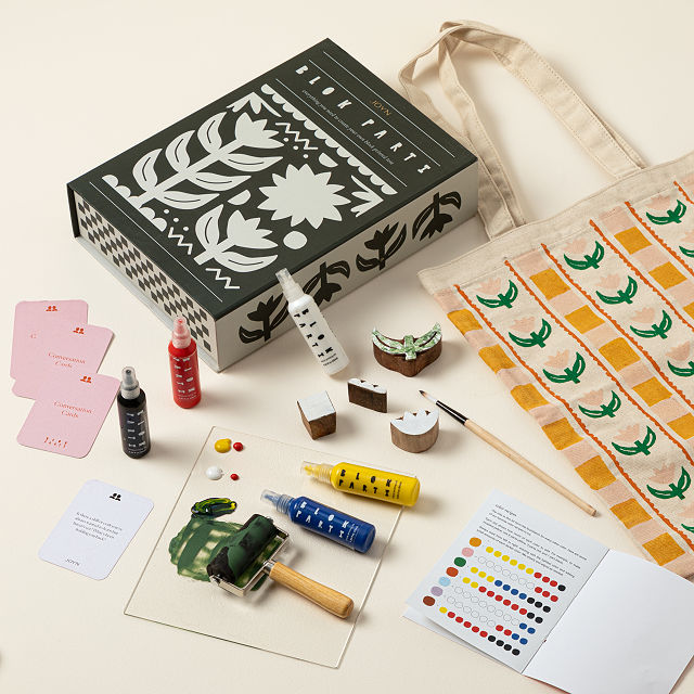 DIY Block Printed Tote Kit