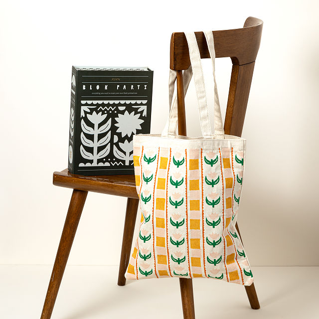 DIY Block Printed Tote Kit