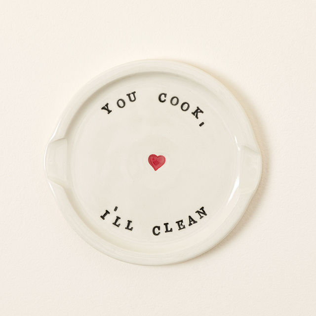 You Cook, I'll Clean Double Spoon Rest