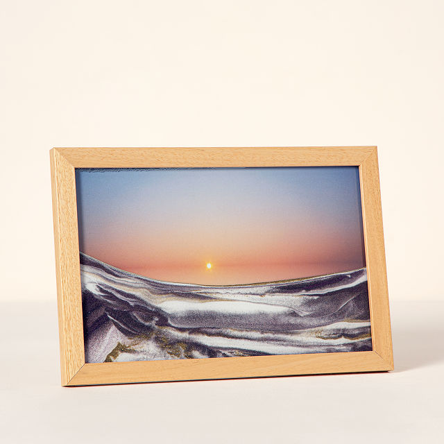 Sunset Scene Sand Art
