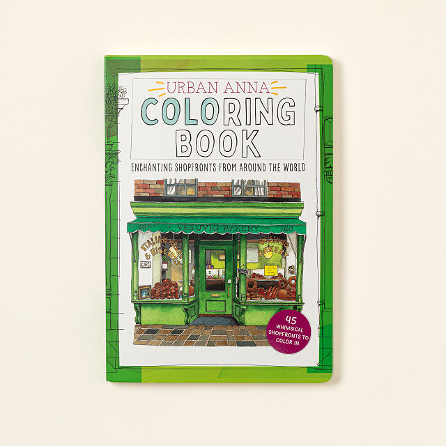 Global Shopfronts Wanderlust Coloring Book
