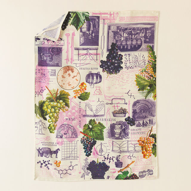 The Science of Wine Dish Towel