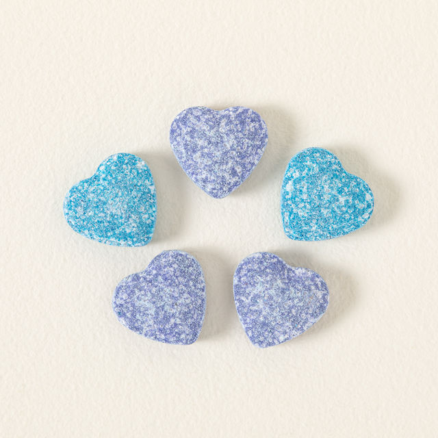 Kids Glitter Hearts Toilet Bombs