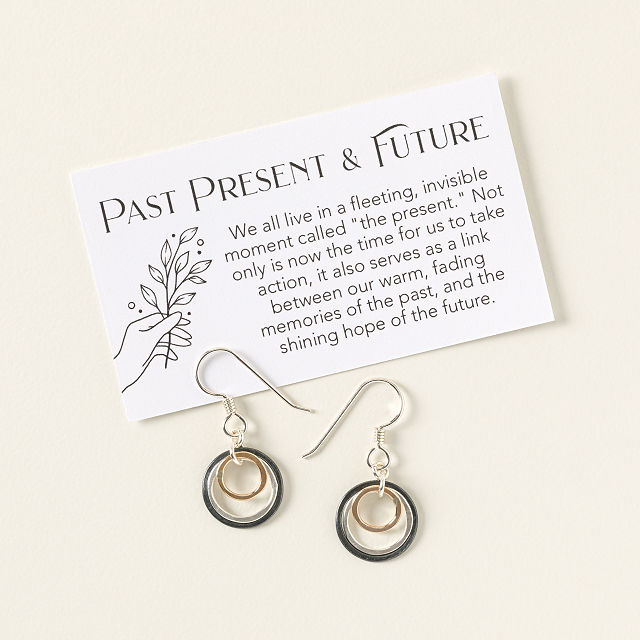 Past Present and Future Earrings