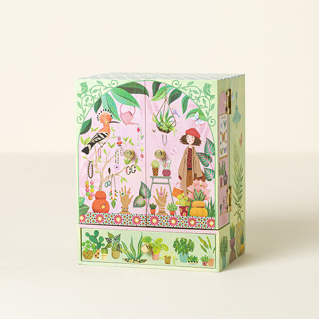 Gorgeous Greenhouse Musical Treasure Box