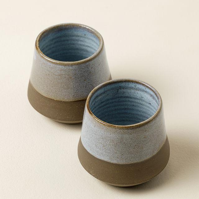 Ceramic Whiskey Tumblers â Set of 2