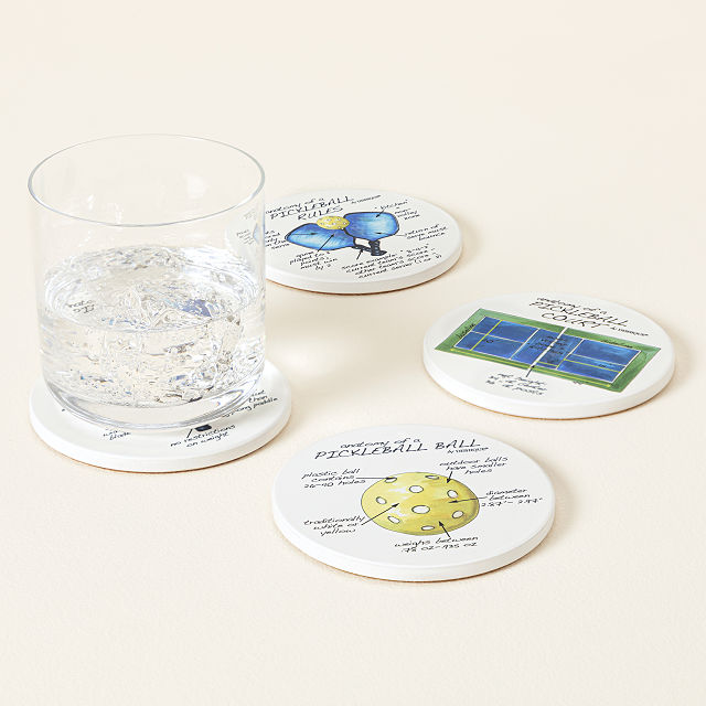 Anatomy of Pickleball Coasters