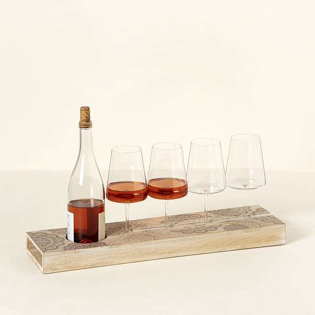 Decorative Wine Serving Tray