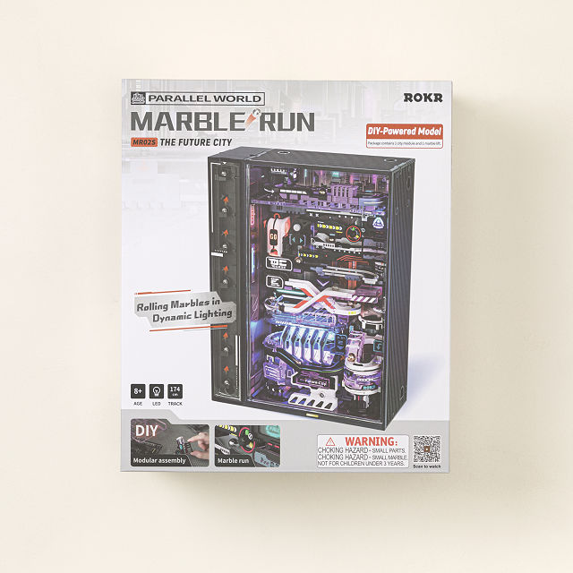 Futuristic Marble Run DIY Kit