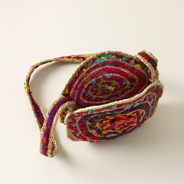 Repurposed Sari Crossbody Bag