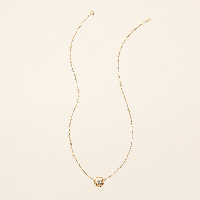 14k Gold Moonlight Necklace