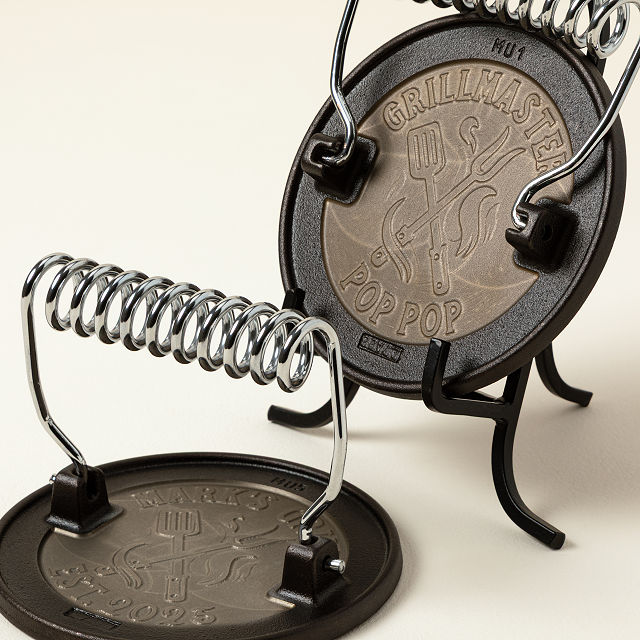 Personalized Cast Iron Grill Press