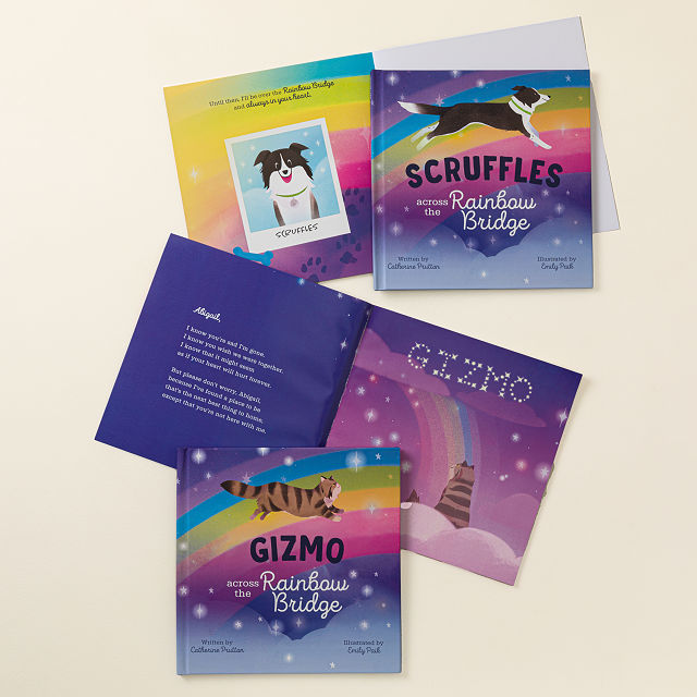 Rainbow Bridge Personalized Pet Loss Book