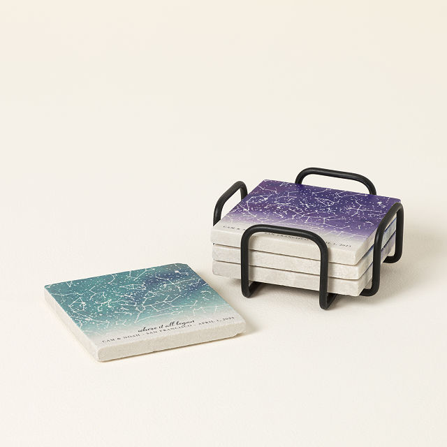 Back to That Night - Custom Coaster Set