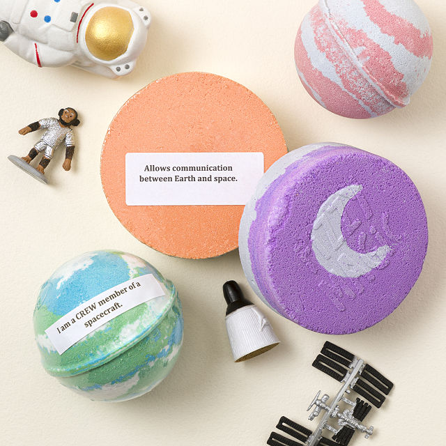 Space Mission Educational Surprise Bath Fizzies