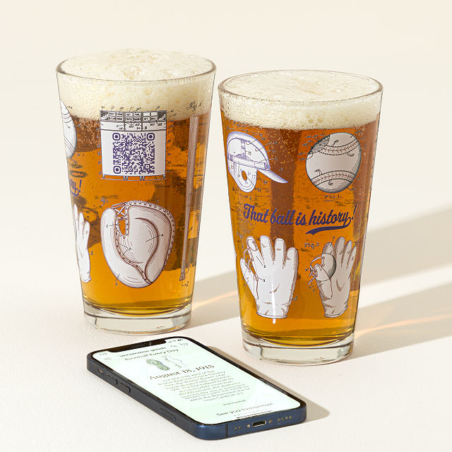 Baseball Every Day Interactive QR Glass