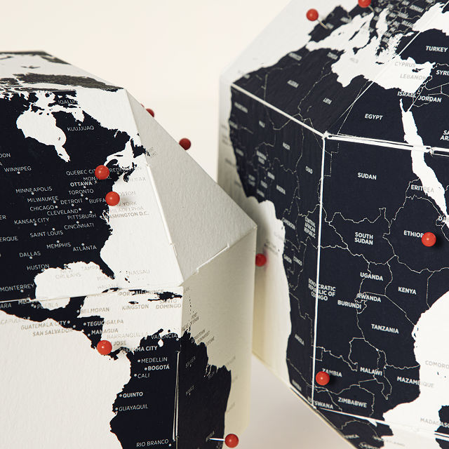 Pinnable World Globe