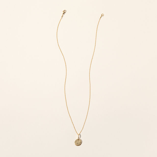 14k Gold & Diamond Gratitude Star Necklace