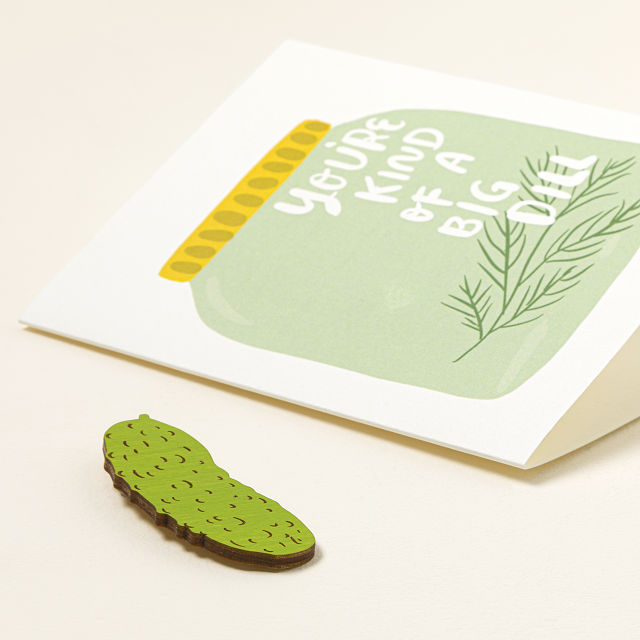 Kind of a Big Dill Pickle Magnet Card