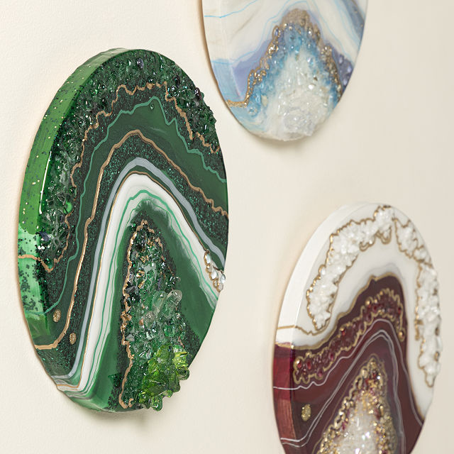 Birth Month Geode Art