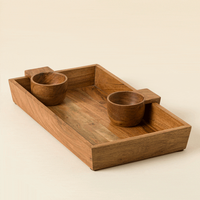 Convertible Chip & Dip Snack Server