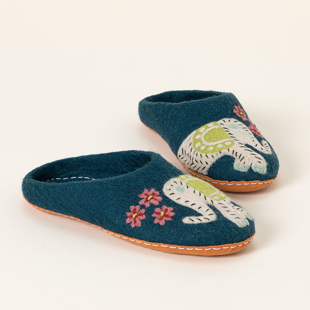 Handmade Elephant Slippers